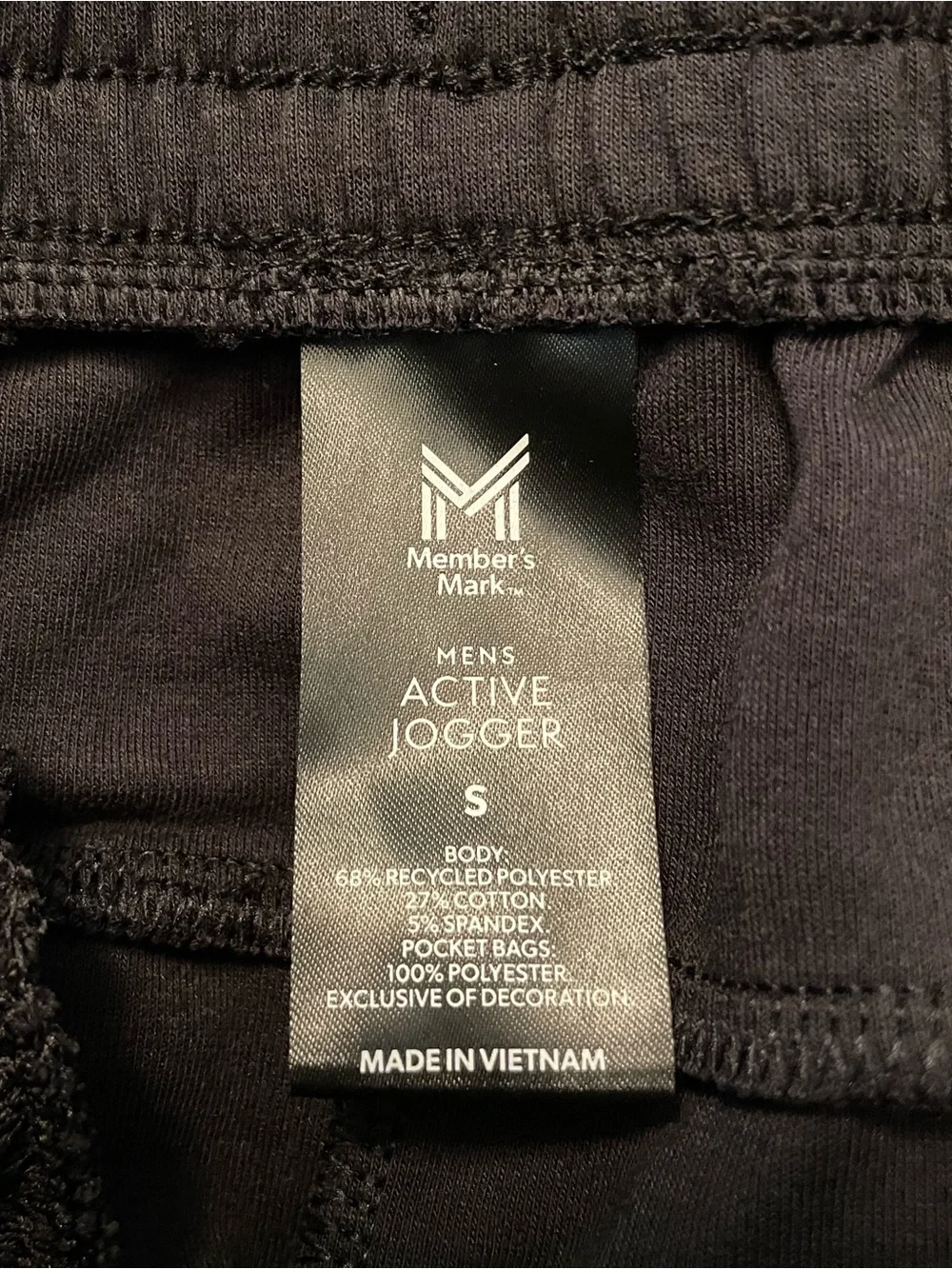 Members Mark men’s joggers, small, black, never worn. Super soft!